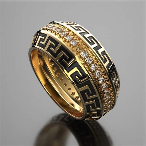 versace men's wedding band|versace jewelry for men.